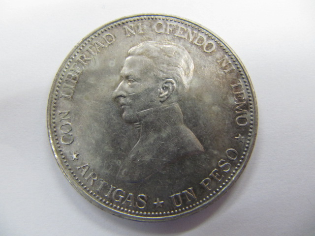1917年　ウルグアイ銀貨