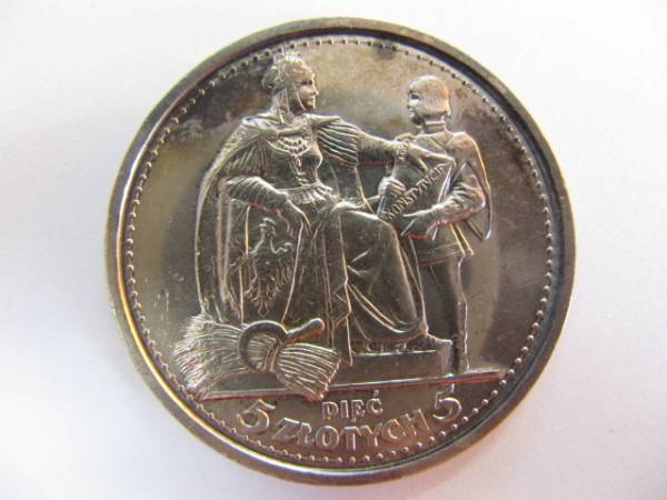 1925年　ポーランド銀貨