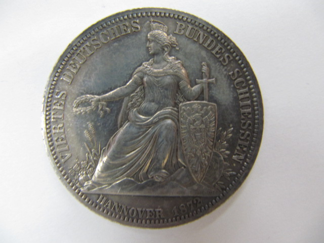 1872年　ドイツ銀貨