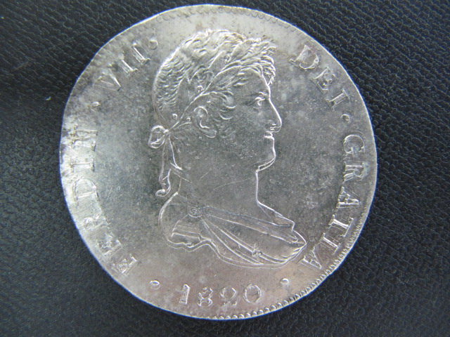 1820年　メキシコ銀貨