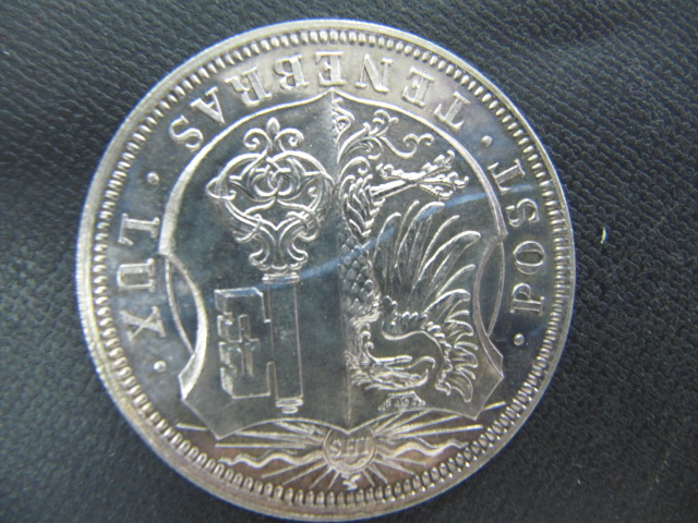 1848年　スイス銀貨